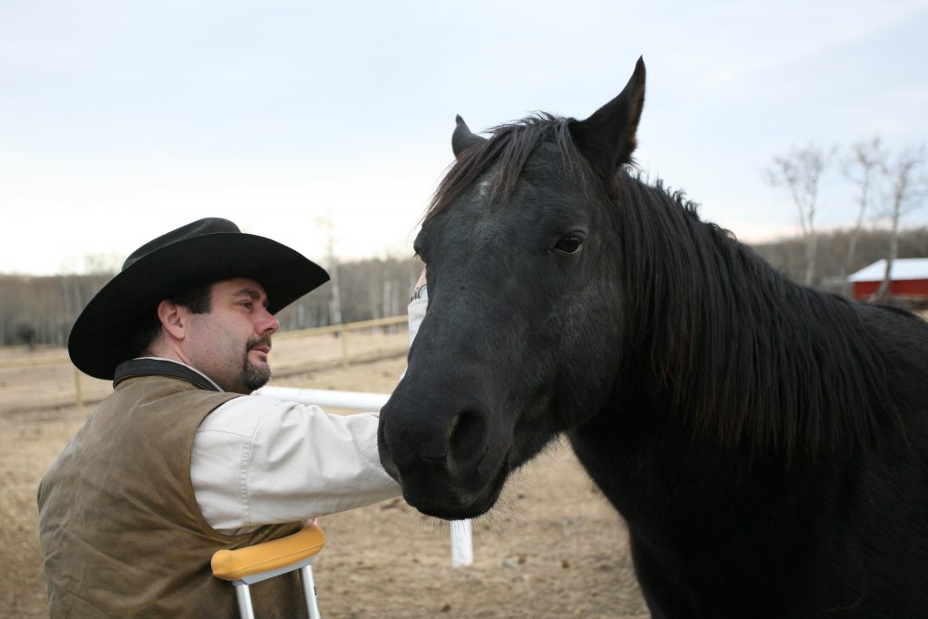 scott and his horse, Ty